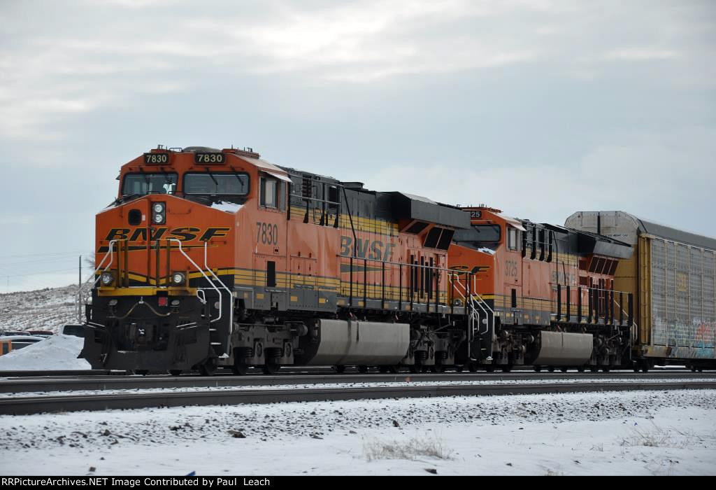 Tied down vehicle train